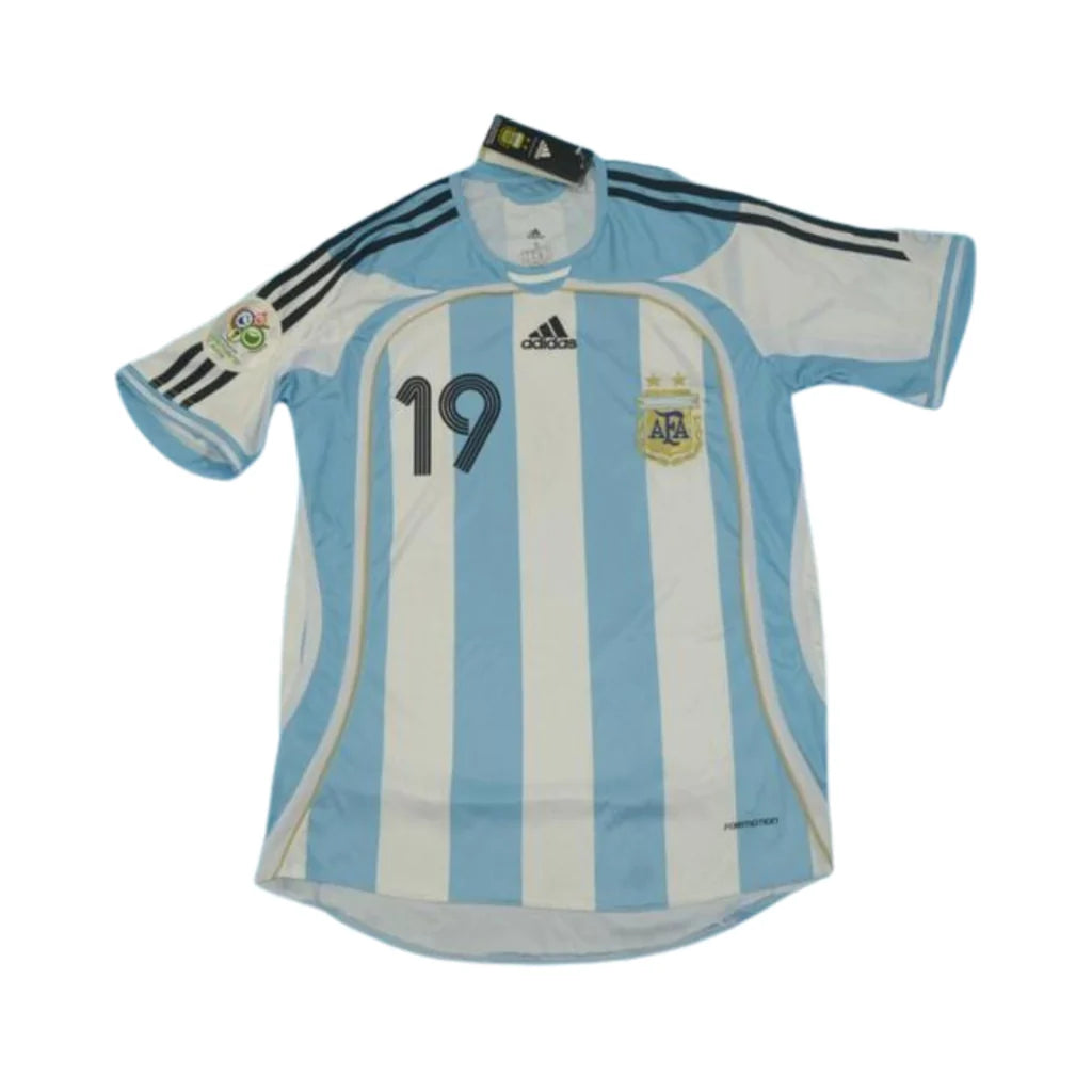 Argentina Home 2006/07 Messi Football Jersey