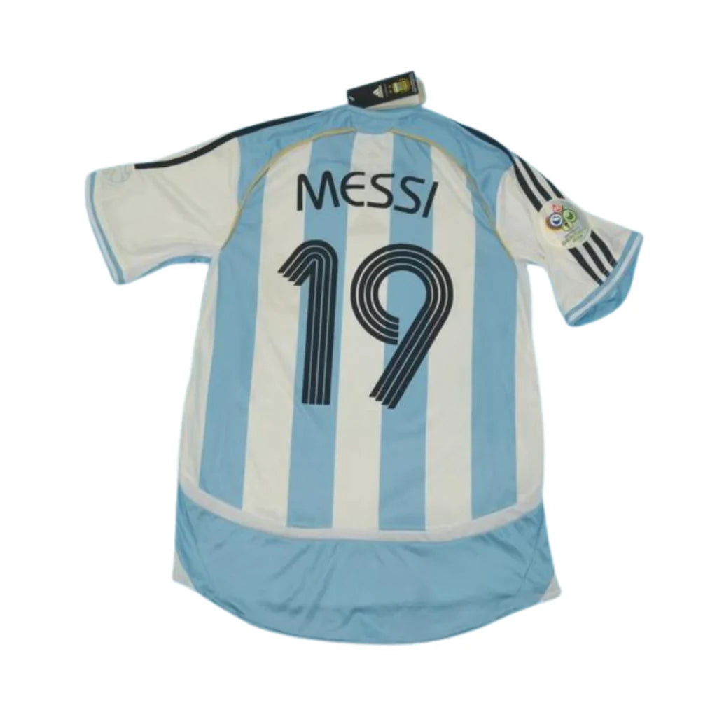 Argentina Home 2006/07 Messi Football Jersey