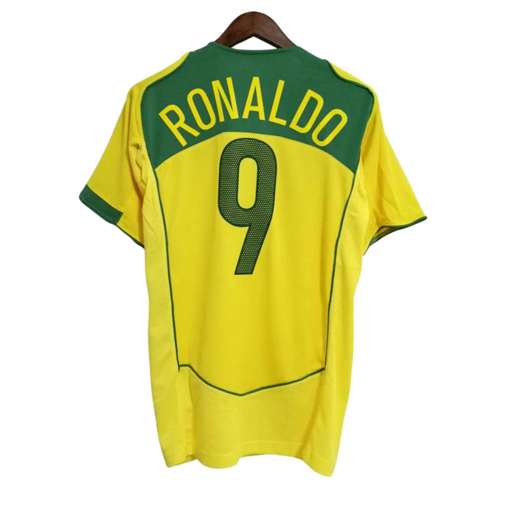 Brazil Home 2003/04 Ronaldo Nazario Football Jersey
