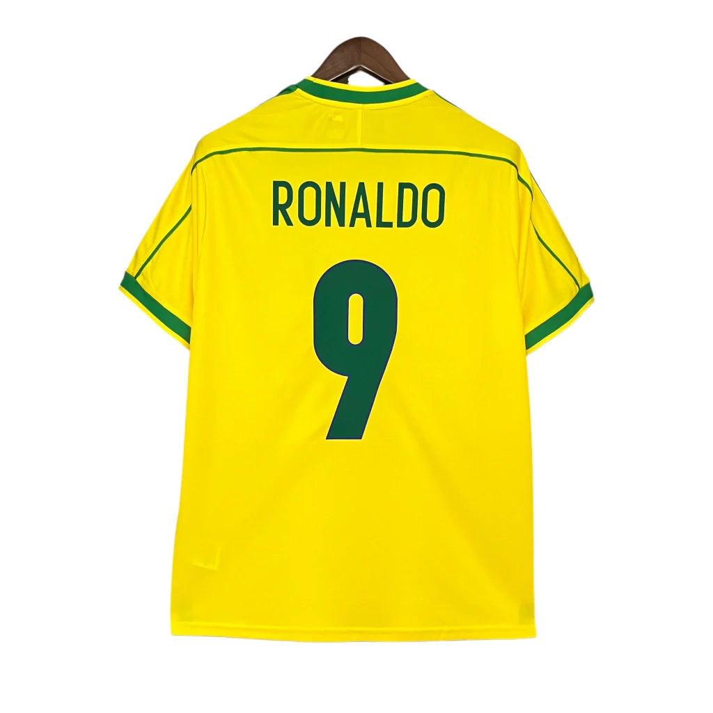 Brazil Home 1998/99 Ronaldo Nazario Football Jersey